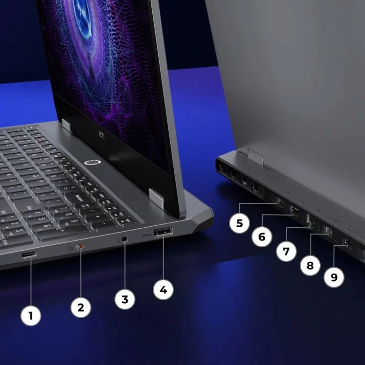 محصول نمونه تستی لپ تاپ 15.6 اینچی لنوو مدل LOQ 15IRX9-i5 13450HX-RTX3050 6GB-24GB DDR5 4800MHz-512GB SSD-FHD 144Hz