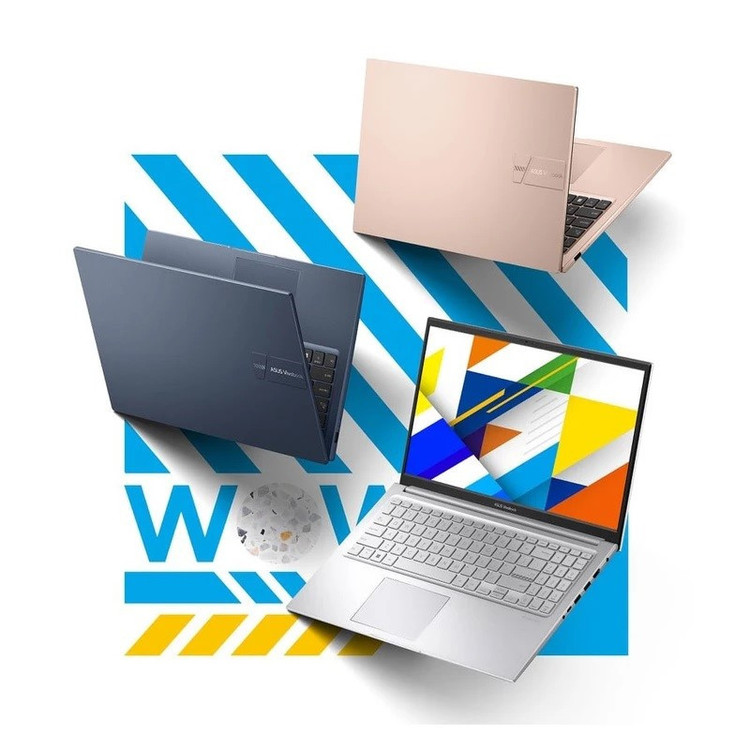 محصول نمونه تستی لپ تاپ 15.6 اینچی ایسوس مدل Vivobook 15 X1504VA-Core 7 150U-8GB DDR5 4800MHz-512GB SSD-IPS